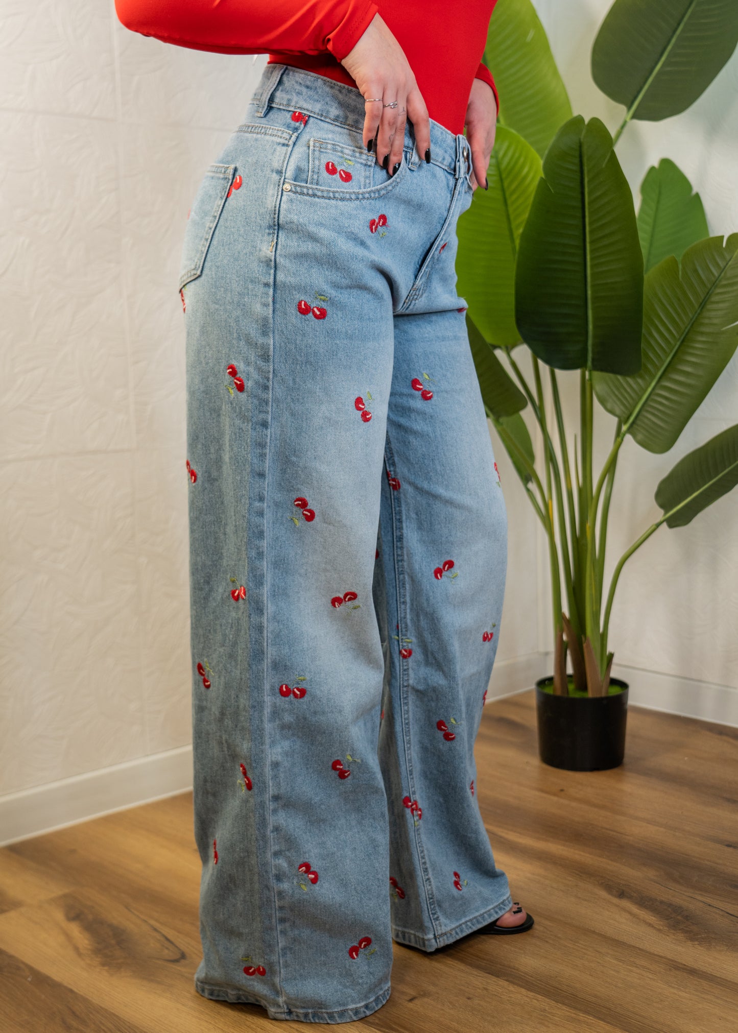 Jeans ciliegia