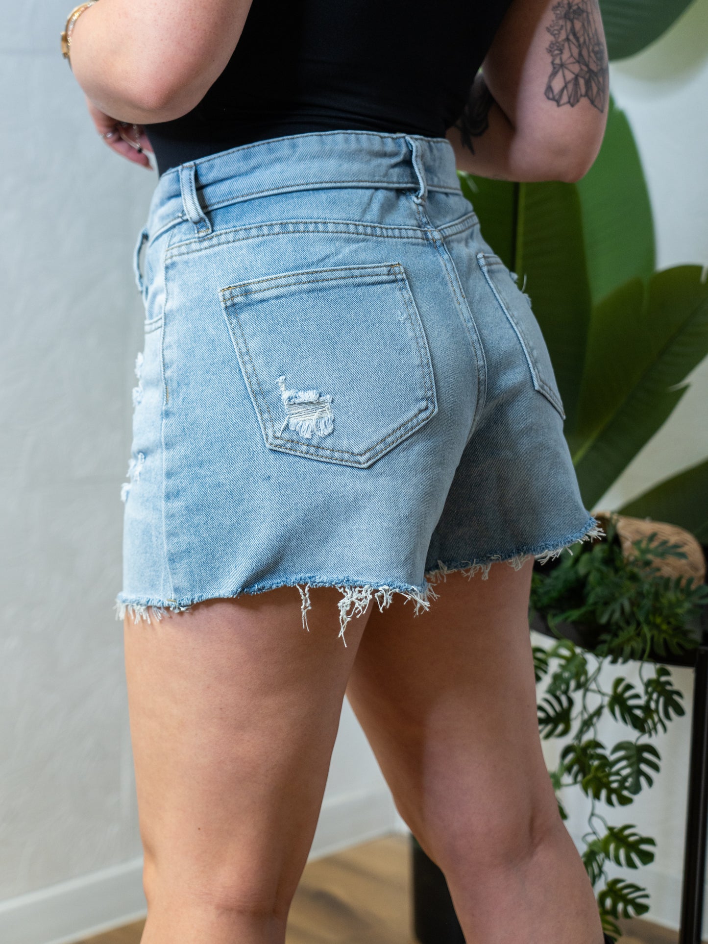 Shorts risvolto