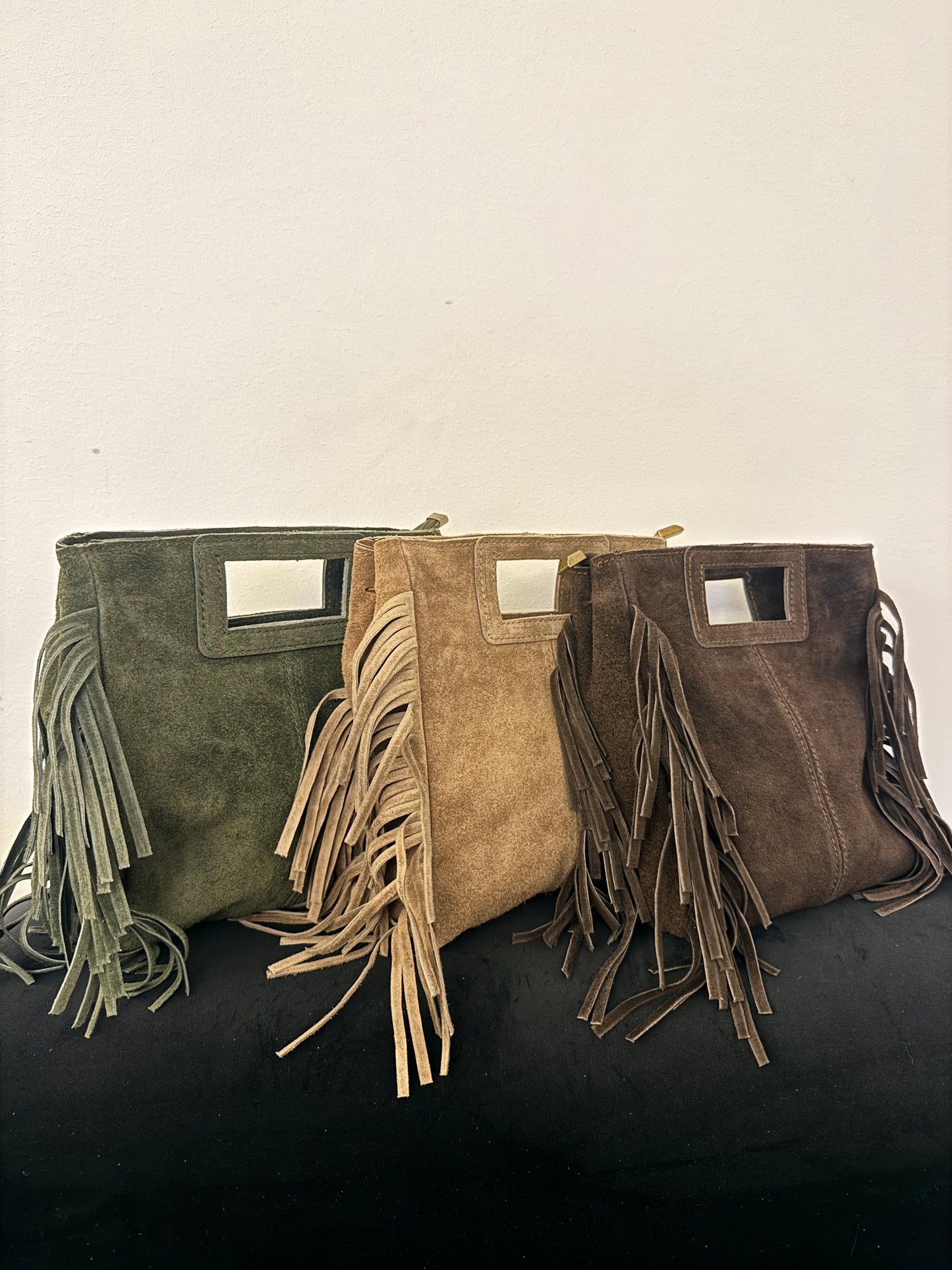 Mini bag frange