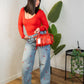 Jeans ciliegia