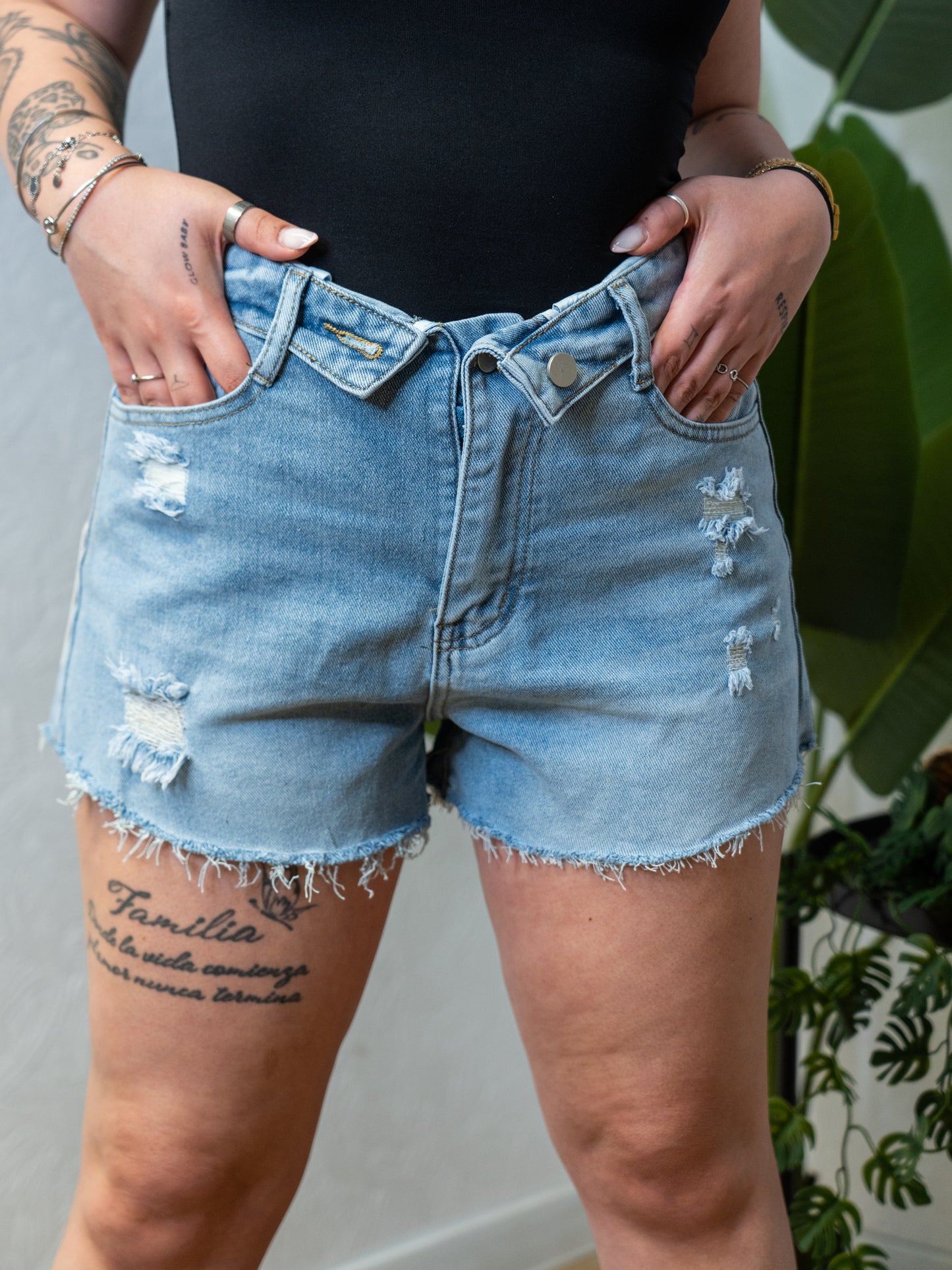Shorts risvolto