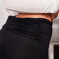 Leggings zampa arricciati