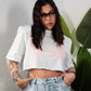 T-shirt crop airbag