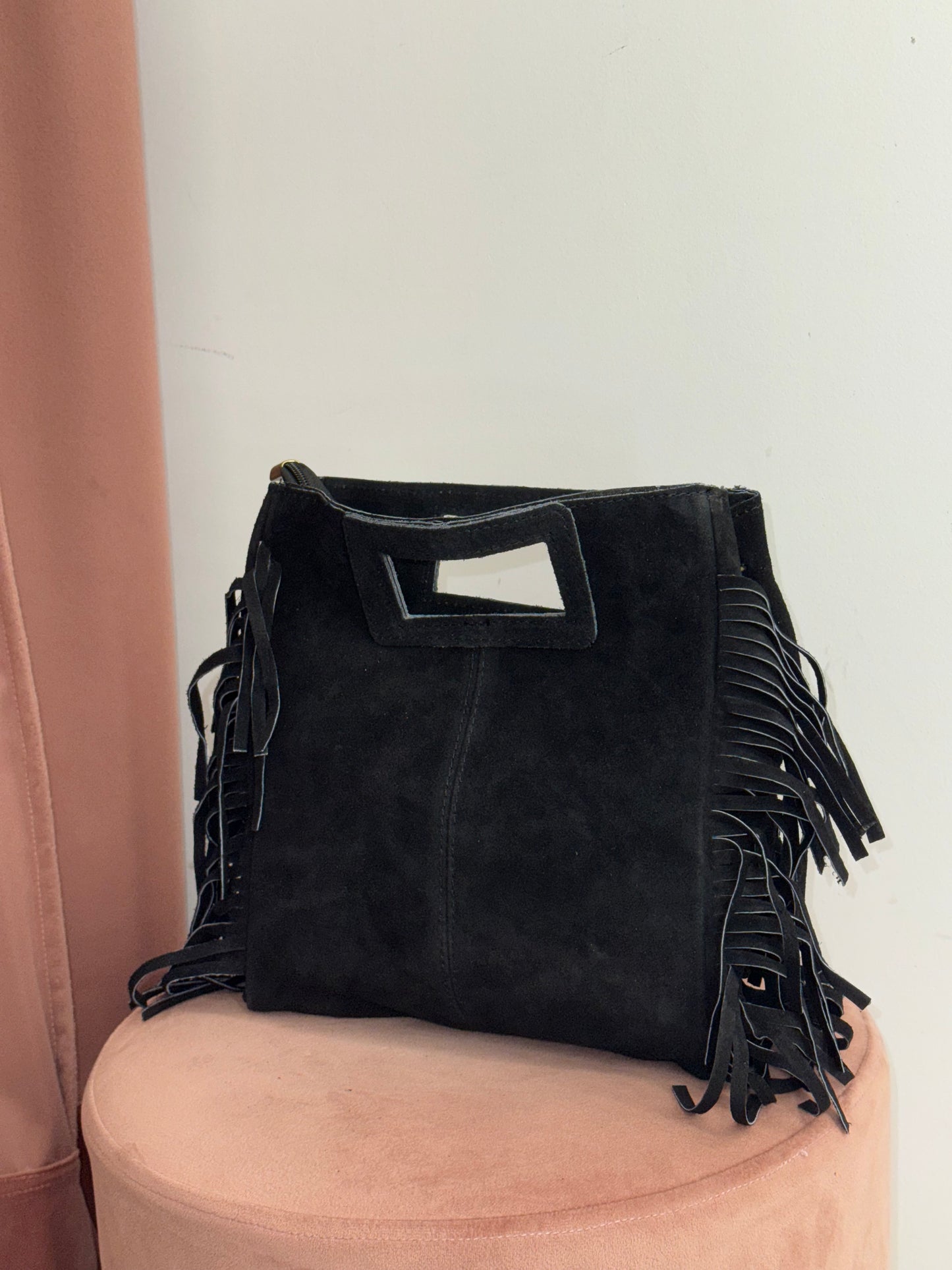 Bag frange pelle