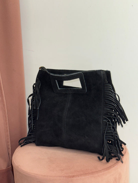 Bag frange pelle