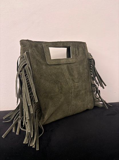 Mini bag frange