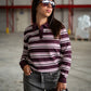 Maglioncino polo righe
