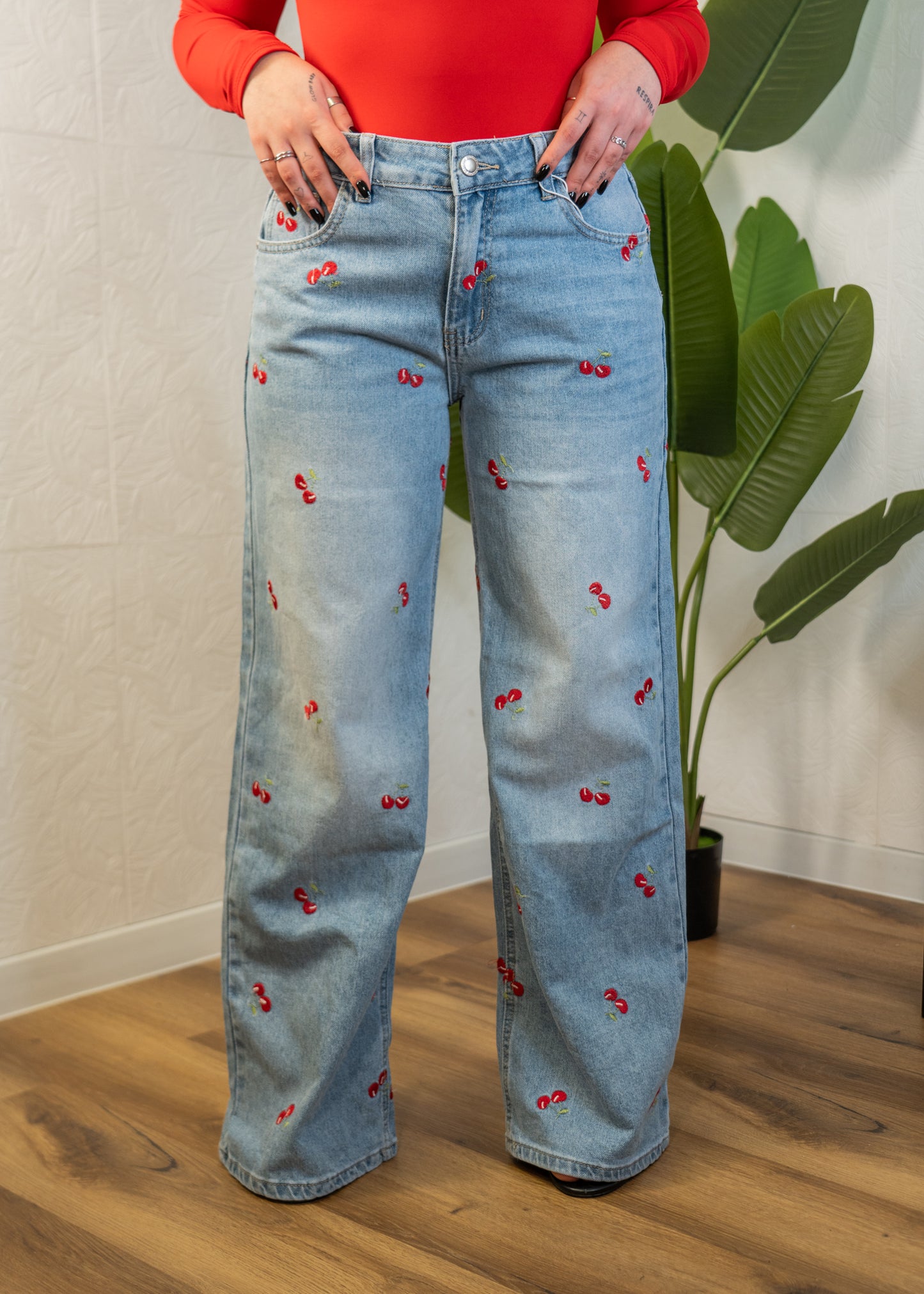 Jeans ciliegia