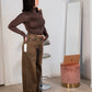 Jeans Brown slavato