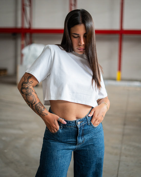 T-shirt crop basic