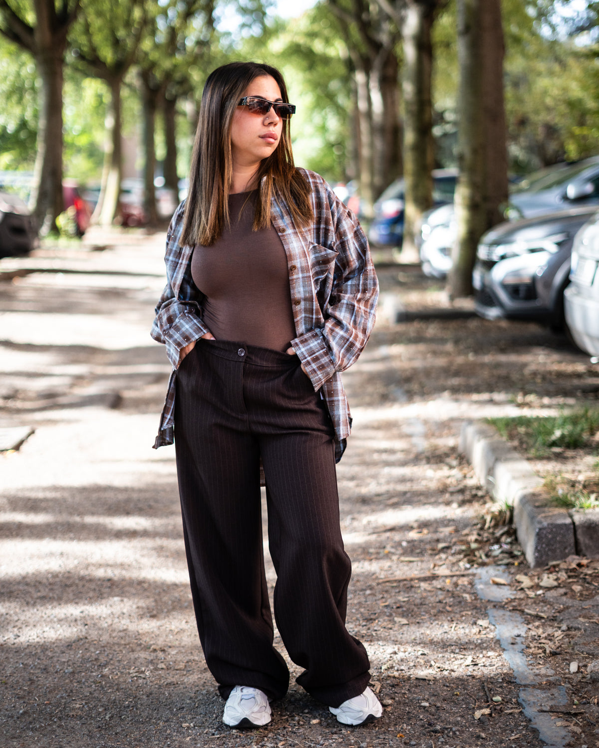 Pantalone gessato