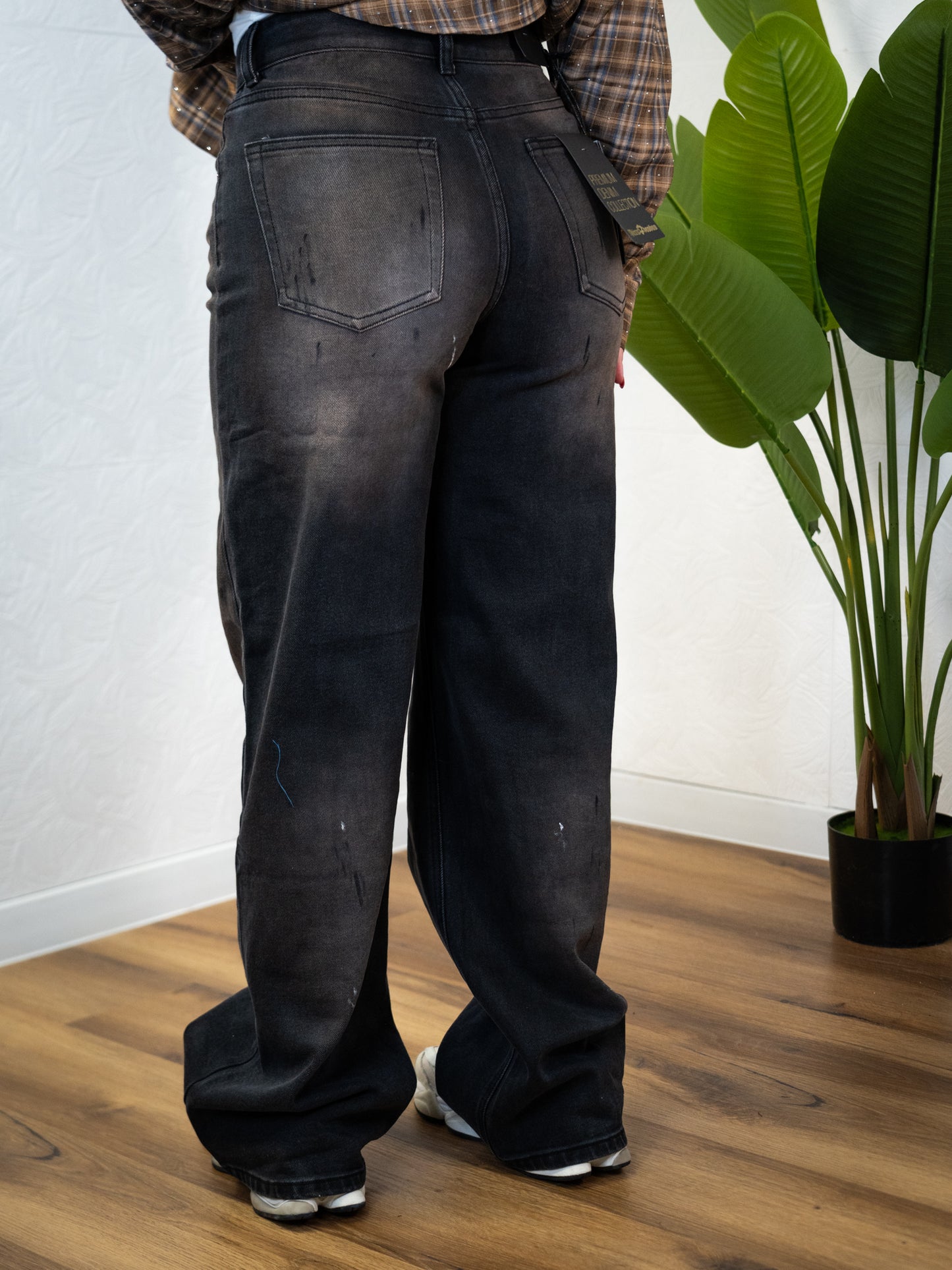 Jeans vernice