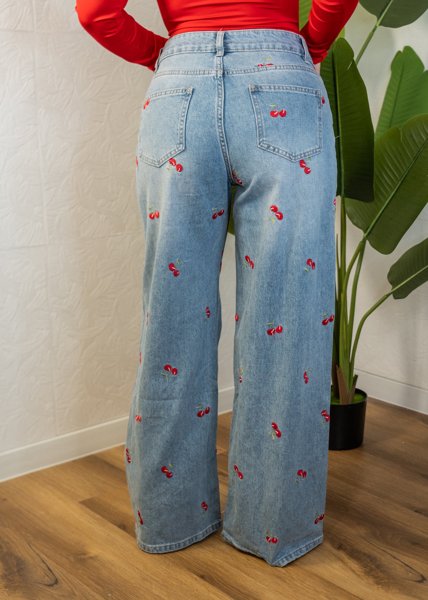 Jeans ciliegia