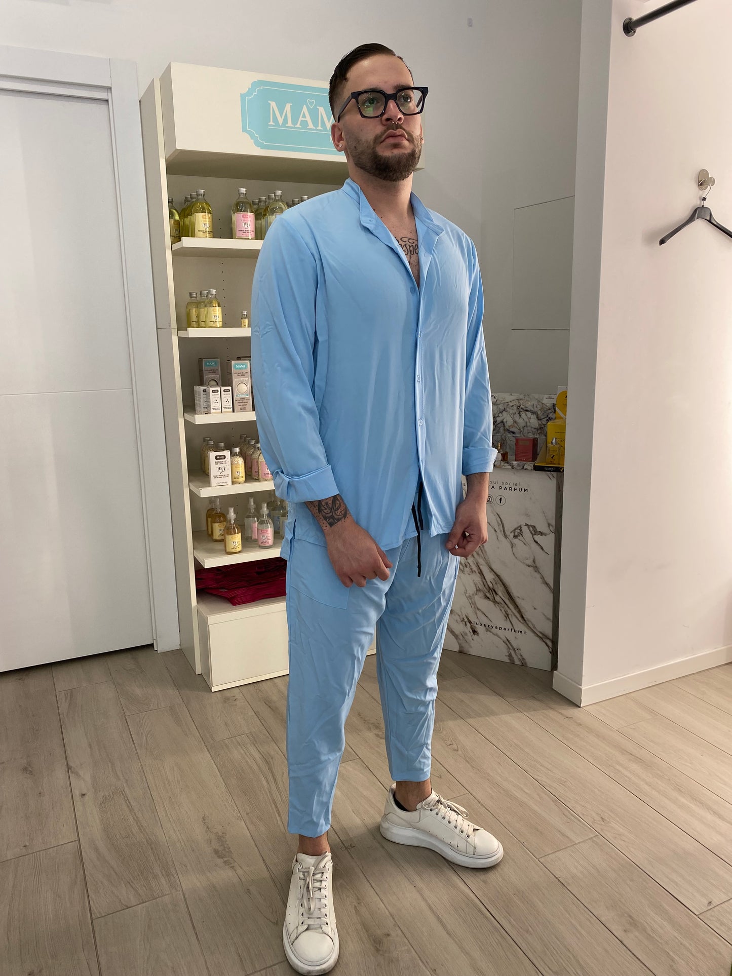 Completo Coordinato Azzurro