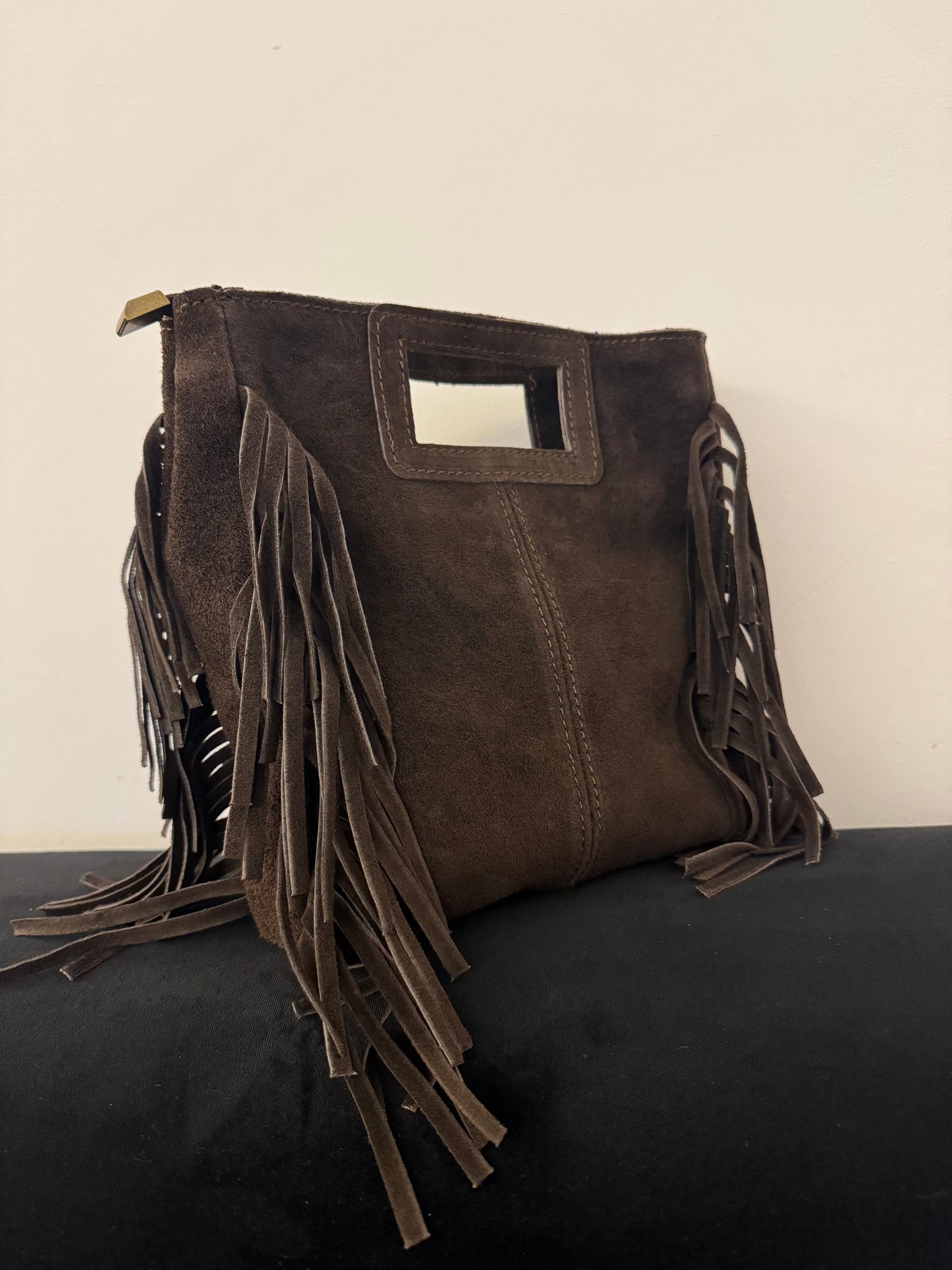 Mini bag frange