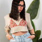 T-shirt crop airbag