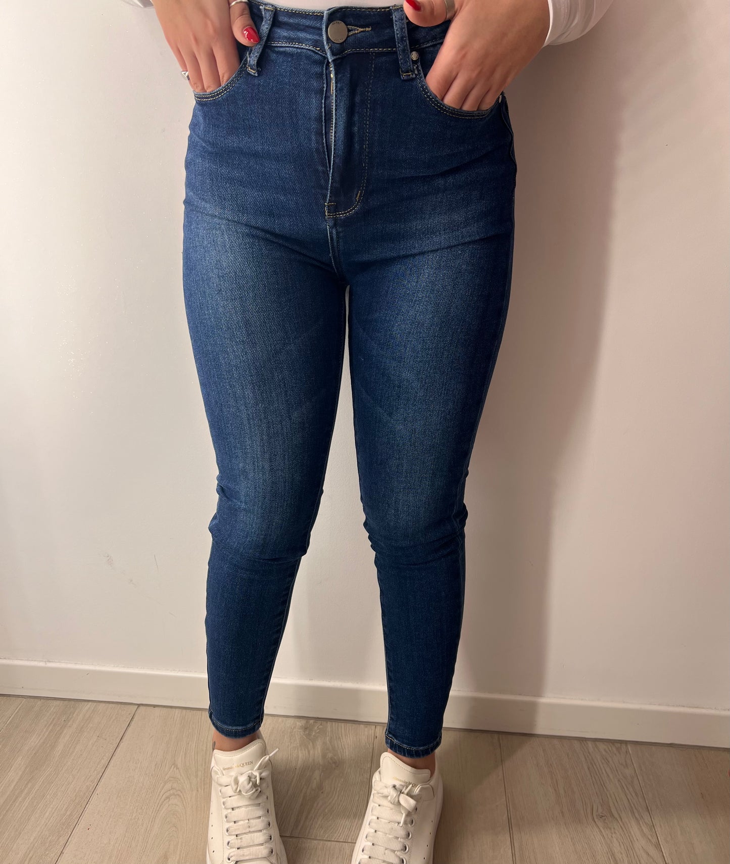 Jeans skinny blu