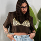 T-shirt crop airbag