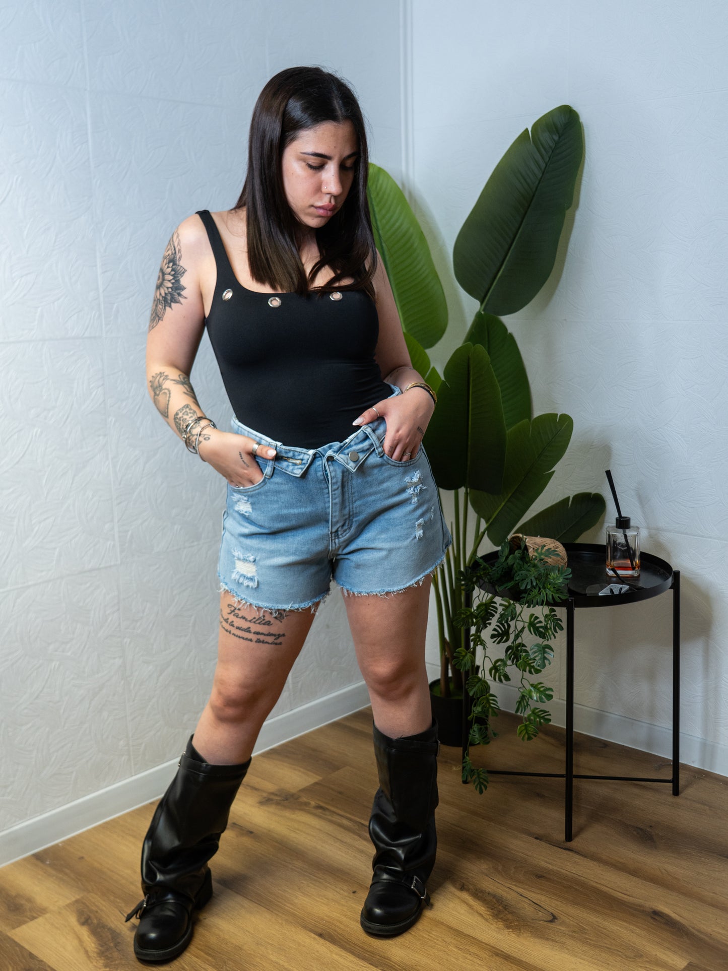 Shorts risvolto