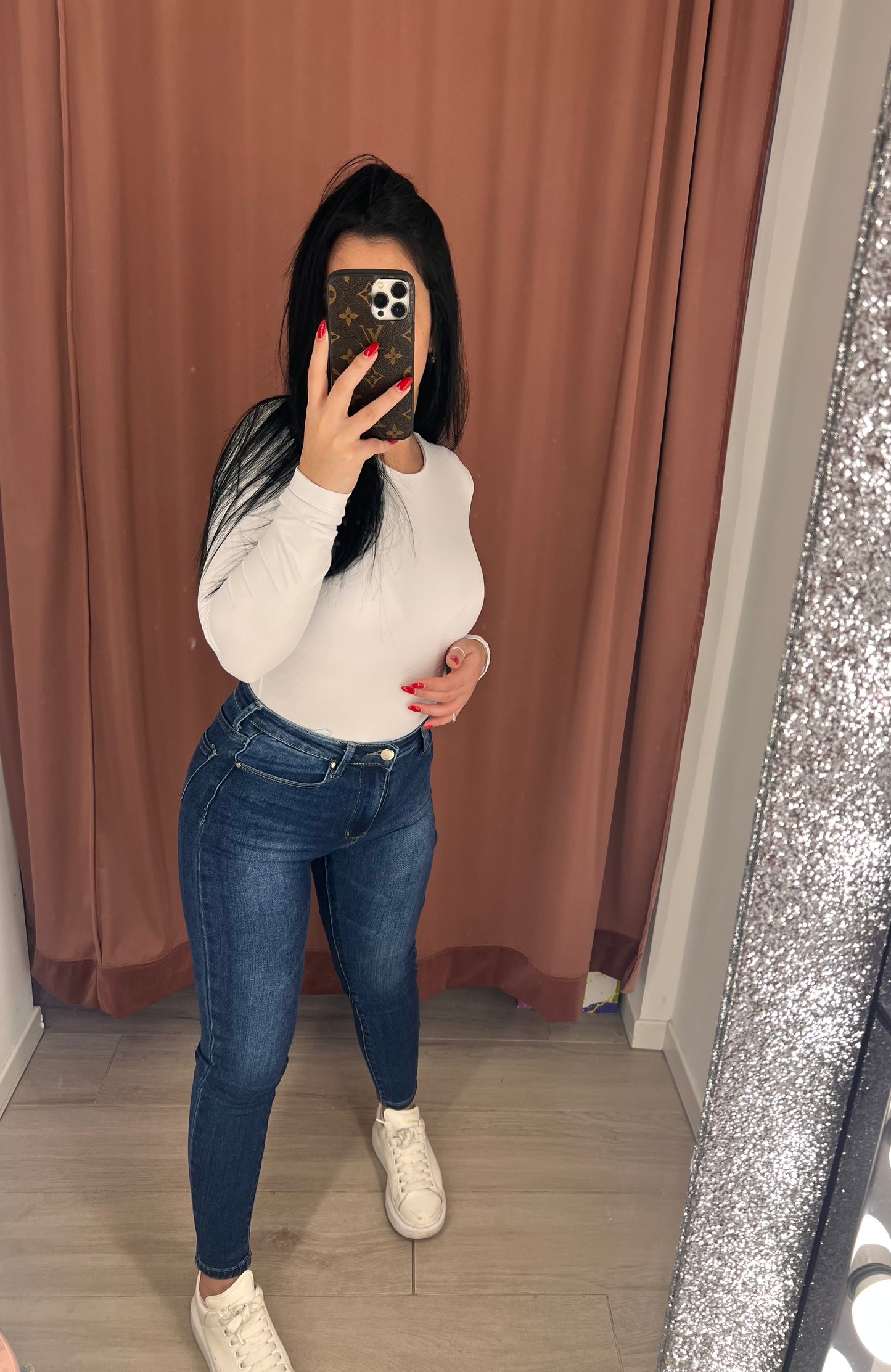 Jeans skinny blu